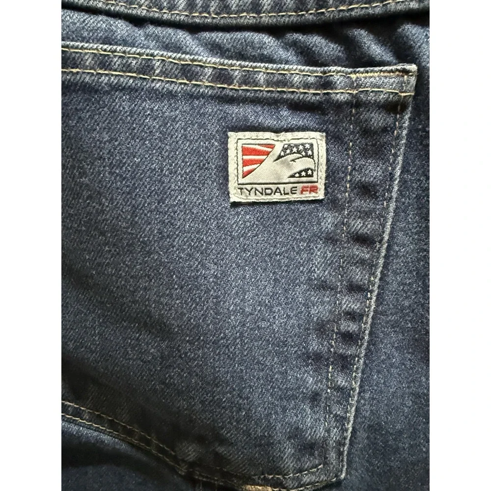 Tyndale Mens FR Denim Carpenter Jeans Size 36x32 Arc 15.3 Cat 2 NFPA 2112